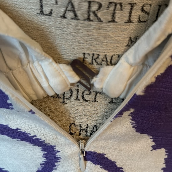 Shoshanna Purple & White Strapless Dress (it has pockets!) - Picture 6 of 7